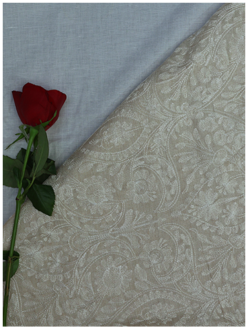 Monga Leaf embroidery