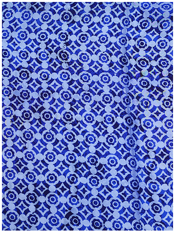 INDIGO GEOMETRIC BLOCK PRINT