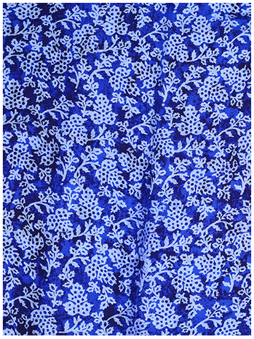 Blue Lagoon Mosaic block print