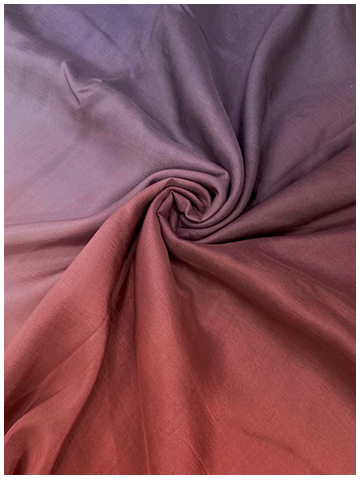 Shaded habutai silk 4D