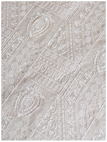 Monga Jaal Fabric Monochromatic