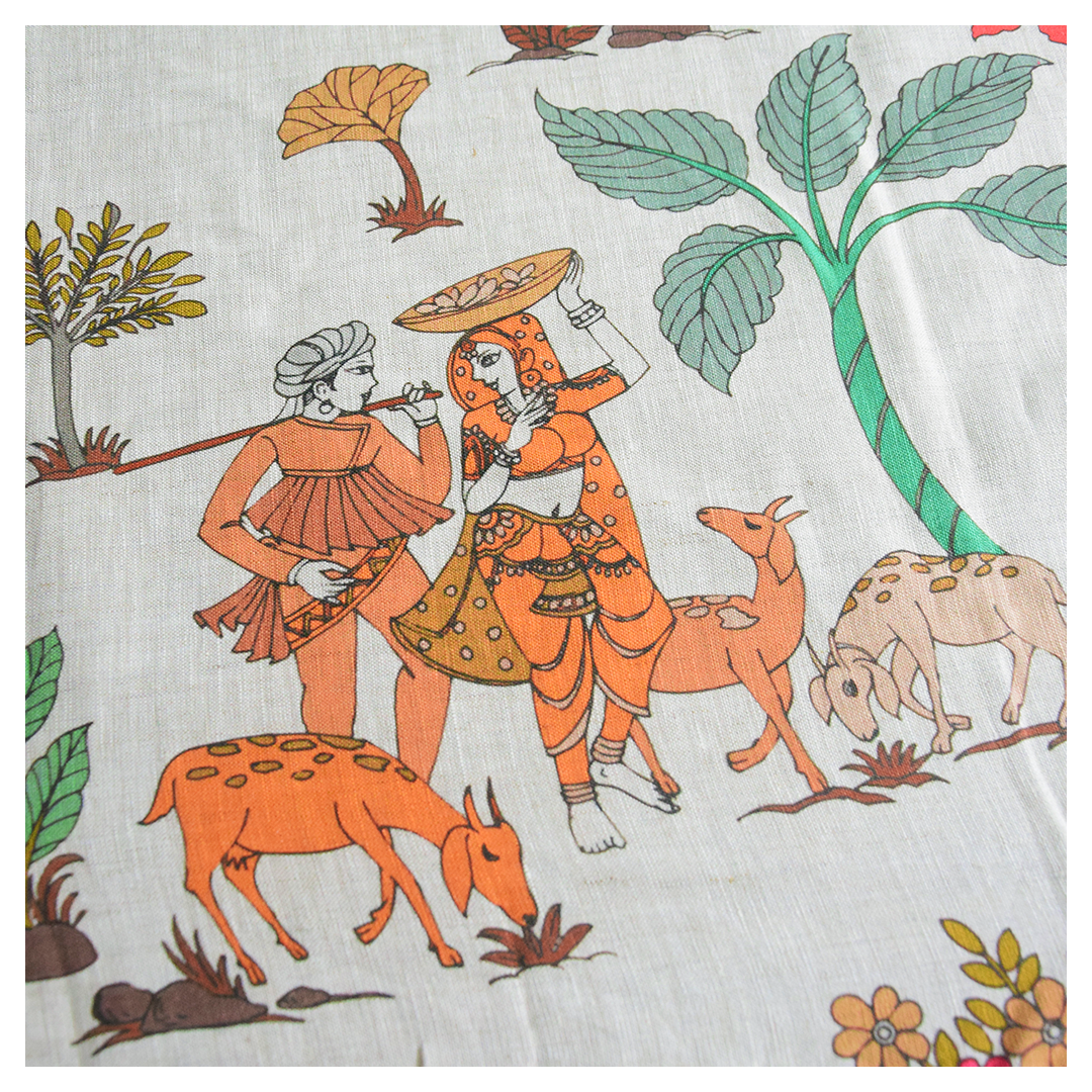 Linen rural pattern