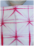 White Pink Shibori