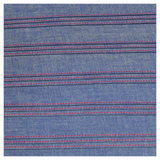Red pattern band denim