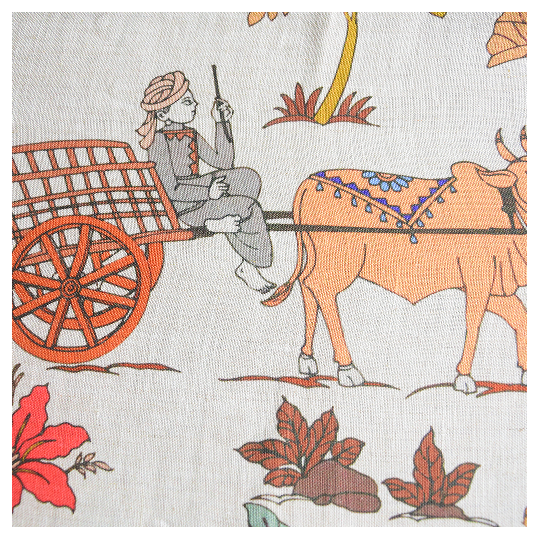Linen rural pattern