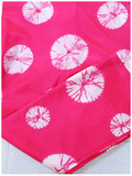 Vibrant pink shibori