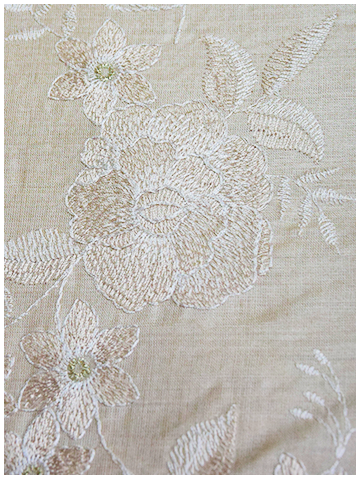 Monga Jaal Fabric Beige
