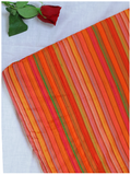 Orange Seersucker