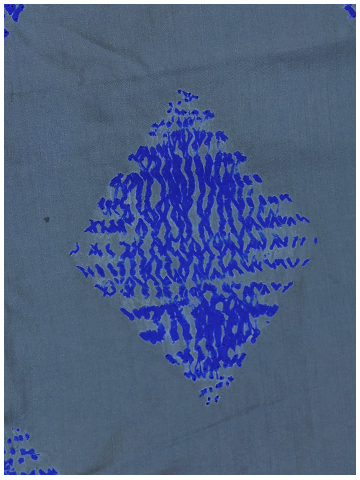 Grey Shibori Diamond shape