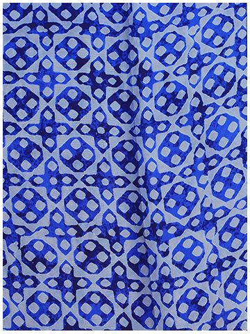 Indigo Diamond Ludo Block print