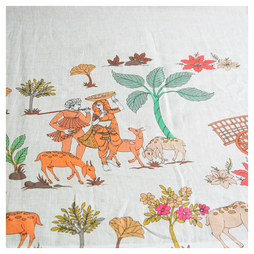 Linen rural pattern