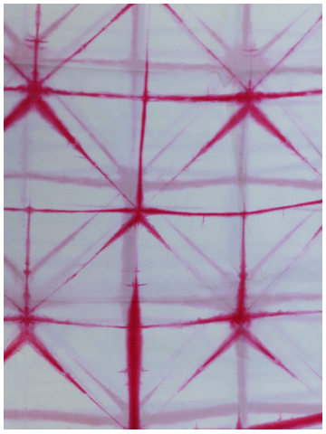 White Pink Shibori
