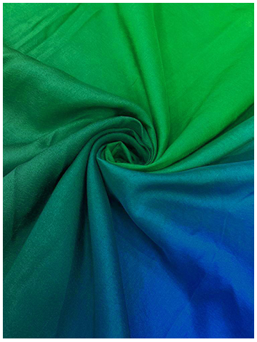 Shaded habutai silk 4D