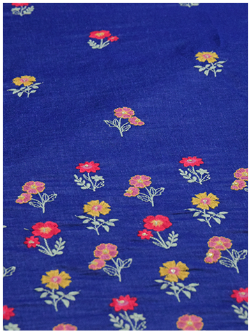 Denim Floral Print