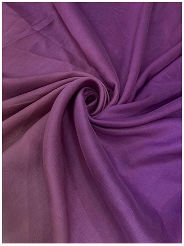 Shaded habutai silk 4D