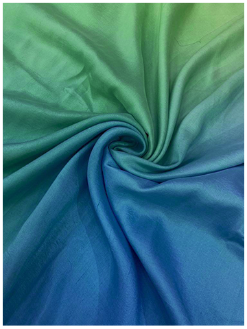 Shaded habutai silk 4D