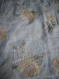 Blue Floral Embroidery