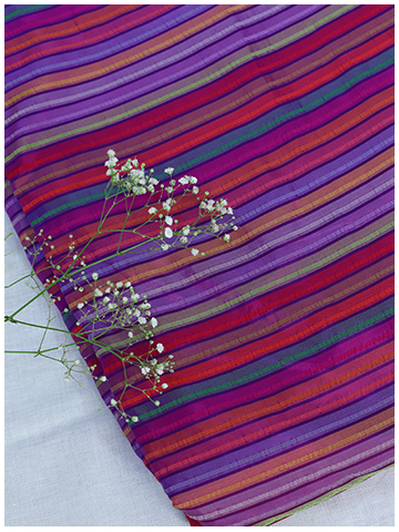 Purple Seersucker