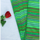 Peacock Green Seersucker