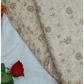 Monga Brown flower Jaal Fabric