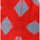 Red Shibori Diamond shape
