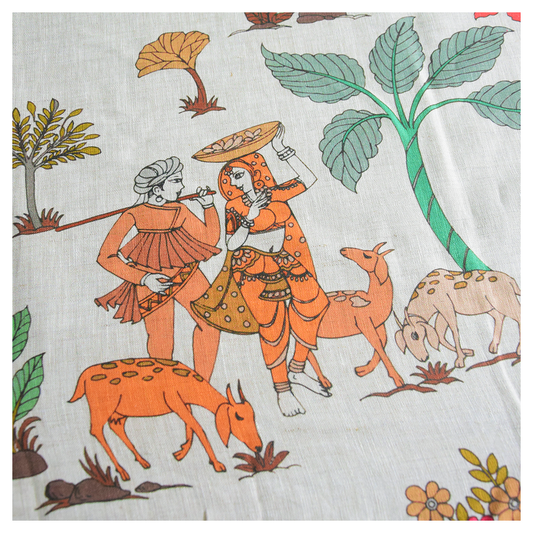 Linen rural pattern