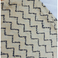 Brown Shibori Zigzag