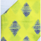 Yellow Shibori Diamond shape