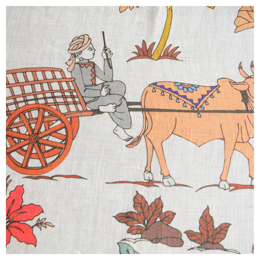 Linen rural pattern