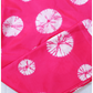 Vibrant pink shibori