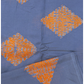 Blue Shibori Diamond shape