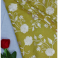 Monga Silk Embroidery Jaal- yellow