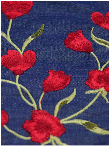 Monga Jaal Fabric Denim