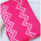 Pink Shibori Zigzag Print