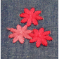 Monga Jaal Fabric  Red Floral