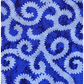 Blue Indigo Spiral Block Print fabric Pattern.