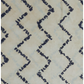 Brown Shibori Zigzag