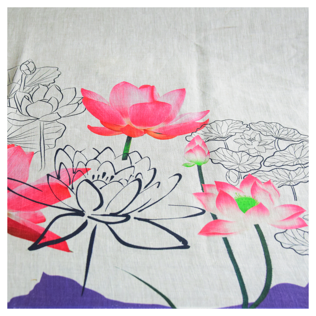Multi Colour Linen Fabric
