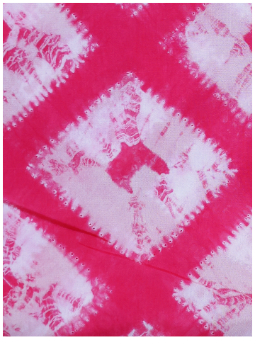 Redish Pink Shibori