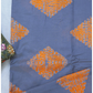 Blue Shibori Diamond shape