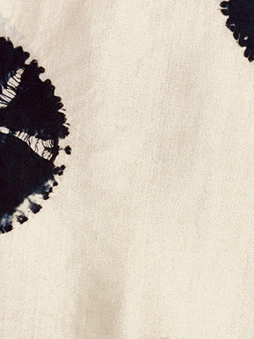 Beige black round