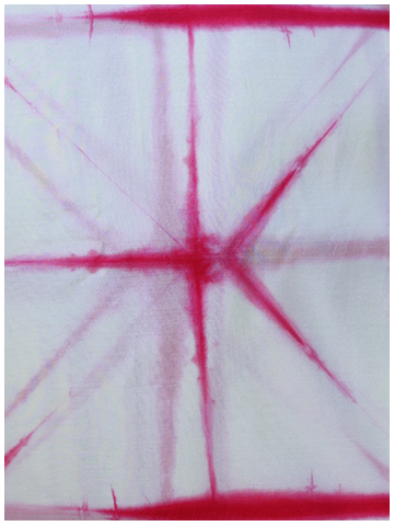 White Pink Shibori