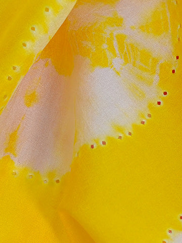 FM yellow Dabu Print
