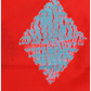 Red Shibori Diamond shape