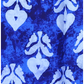 INDIGO FLOWER/ LEAF BLOCK PRINT