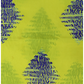 Yellow Shibori Diamond shape