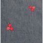 Monga Jaal Fabric  Red Floral