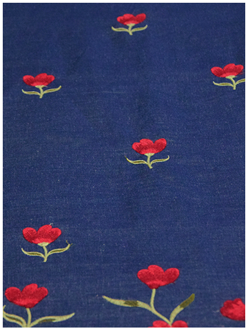 Monga Jaal Fabric Denim