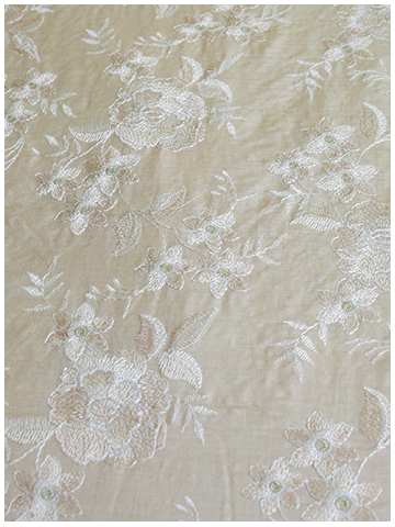 Monga Jaal Fabric Beige