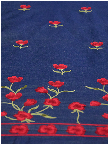 Monga Jaal Fabric Denim